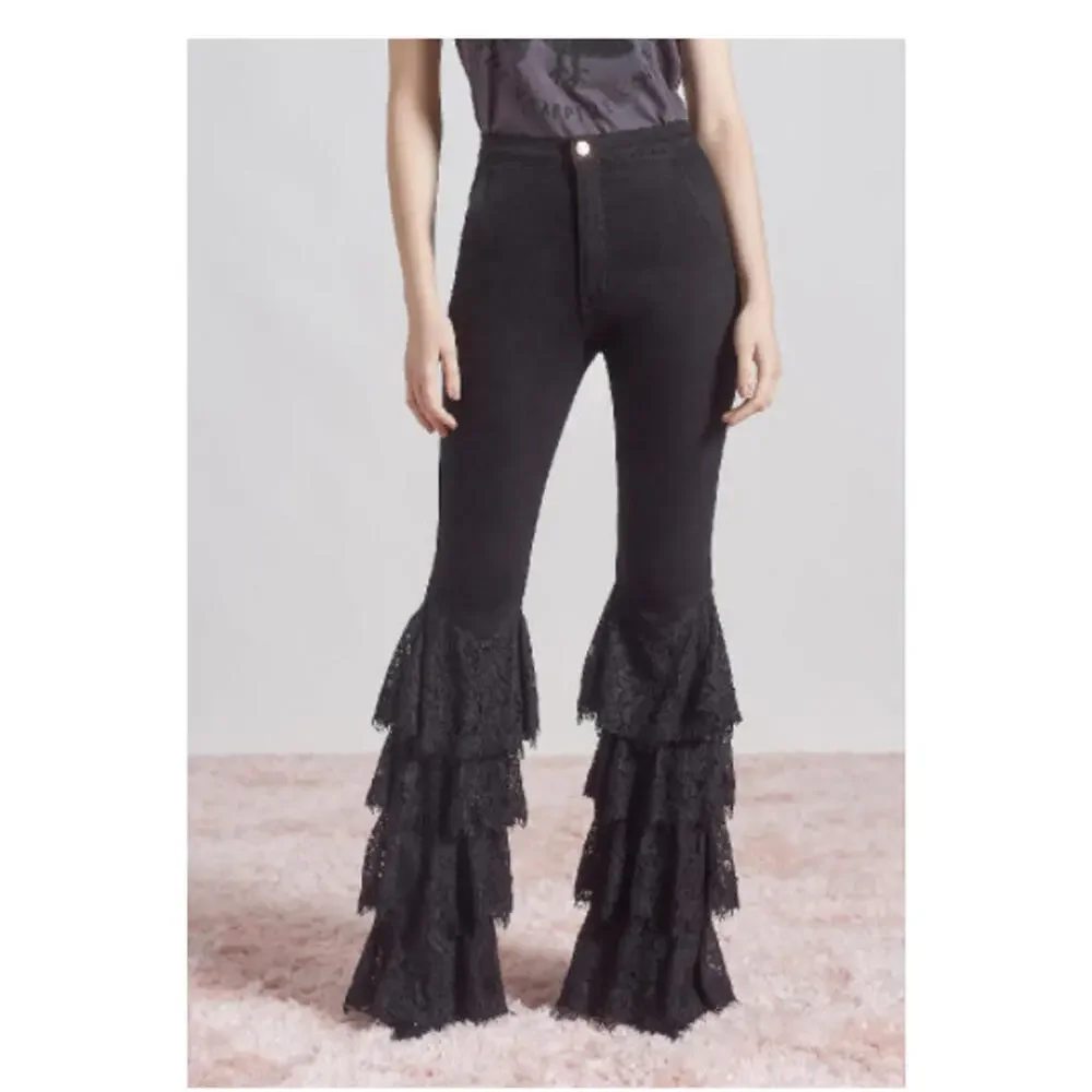 Current Elliott X The Vampires Wife Black Jeans, NWT, Size 24, Retail $428.00. - Picture 2 of 6